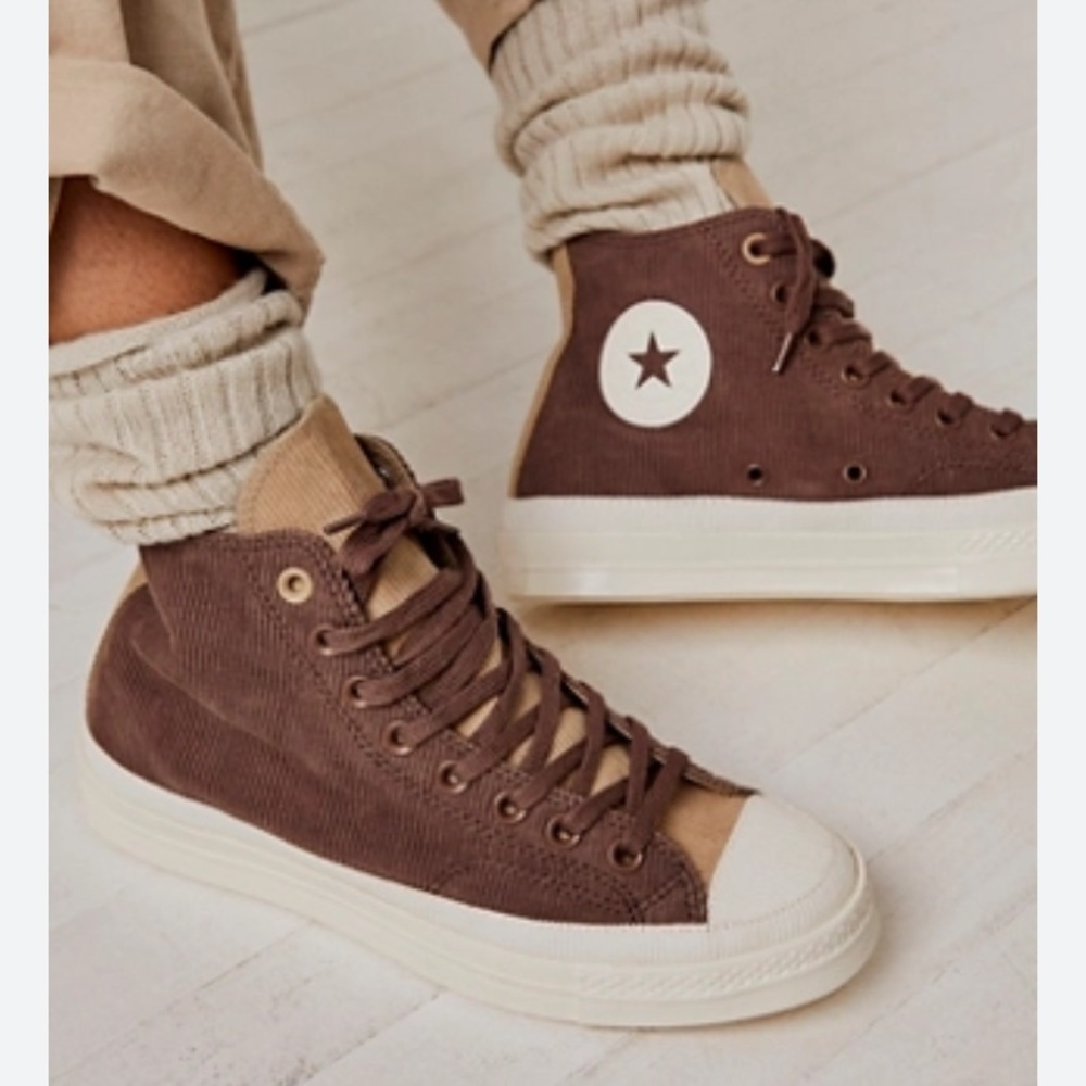 Converse Chocolate High-Top Sneakers